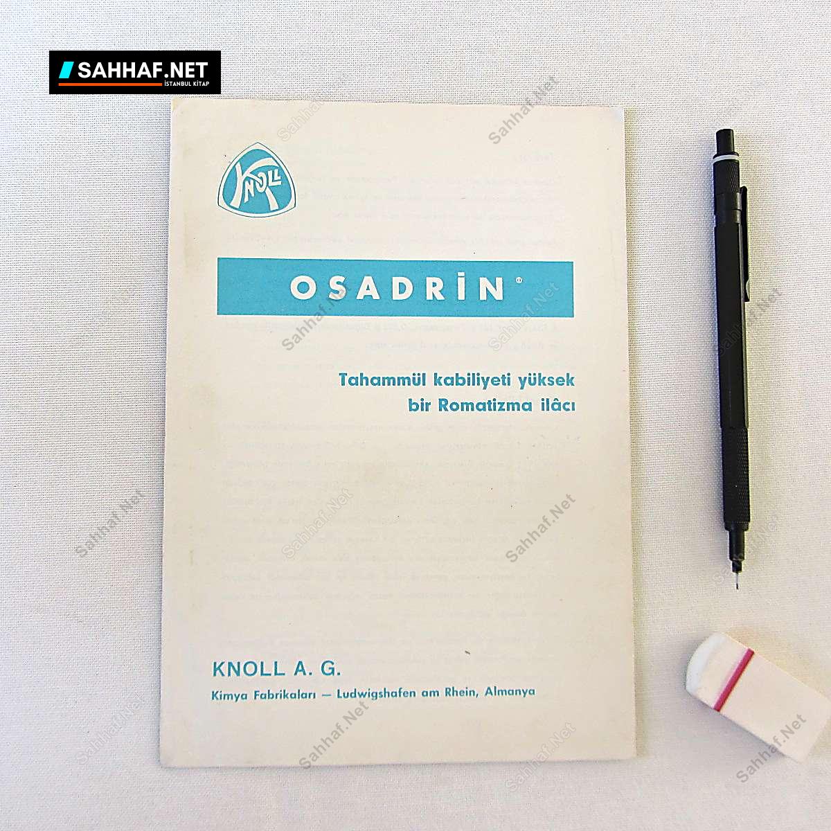 KNOLL OSADRİN İLAÇ BROŞÜRÜ 1 KNOLL OSADRİN İLAÇ BROŞÜRÜ