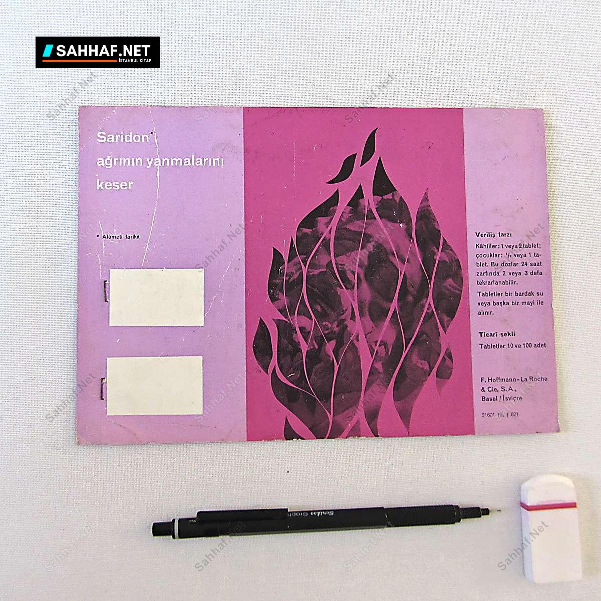 ROCHE SARİDON VE TONİQUE İLAÇ BROŞÜRÜ 314 S2393 ROCHE SARIDON VE TONIQUE ILAC BROSURU Efemera ROCHE SARİDON VE TONİQUE İLAÇ BROŞÜRÜ