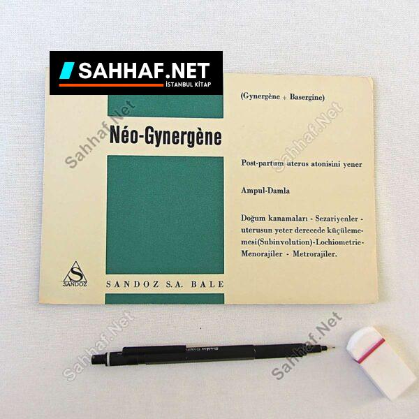 SANDOZ NEO-GYNERGENE İLAÇ BROŞÜRÜ - Sahhaf.Net