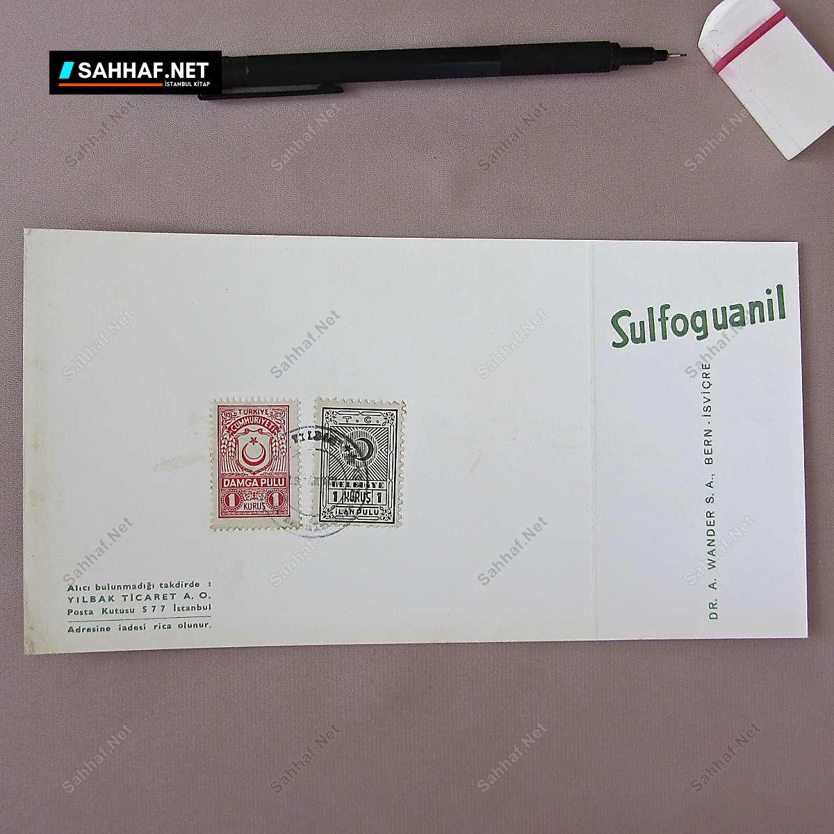 WANDER SULFOGUANİL İLAÇ BROŞÜRÜ 5 S2418 WANDER SULFOGUANIL ILAC BROSURU Efemera WANDER SULFOGUANİL İLAÇ BROŞÜRÜ