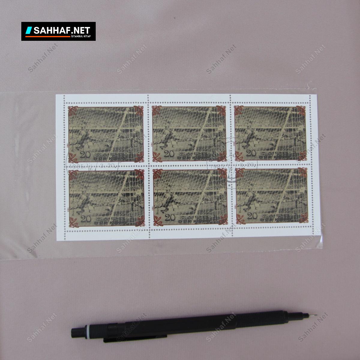 FUTBOL TEMALI BLOK PUL 258 S2432 FUTBOL TEMALI BLOK PUL Efemera FUTBOL TEMALI BLOK PUL