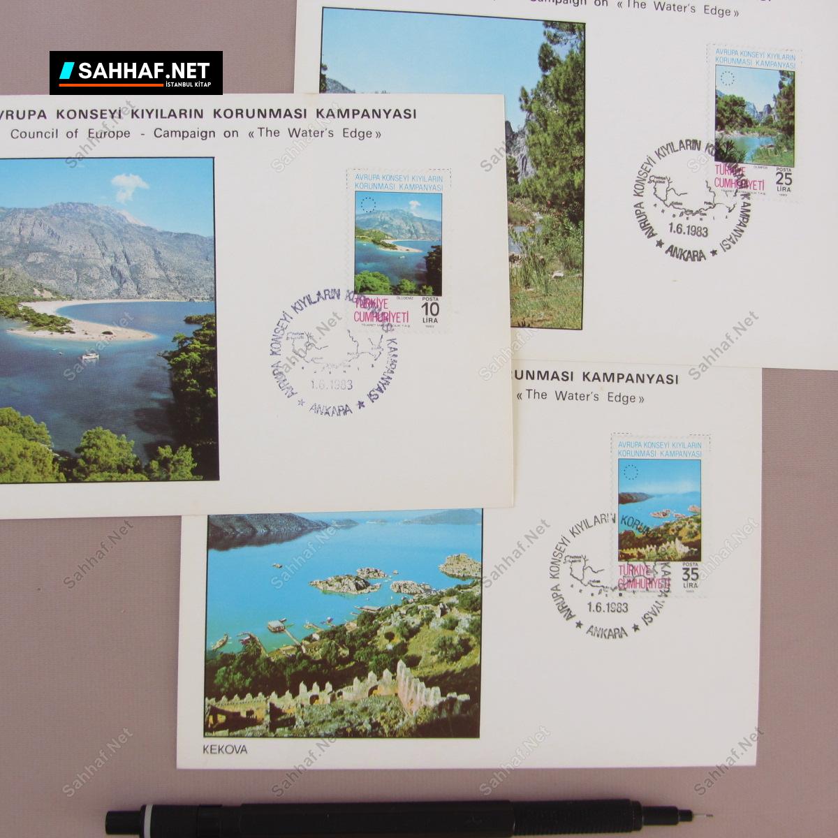 KIYILARIN KORUNMASI KAMPANYASI 3 FARKLI POSTA KARTI 1 KIYILARIN KORUNMASI KAMPANYASI 3 FARKLI POSTA KARTI