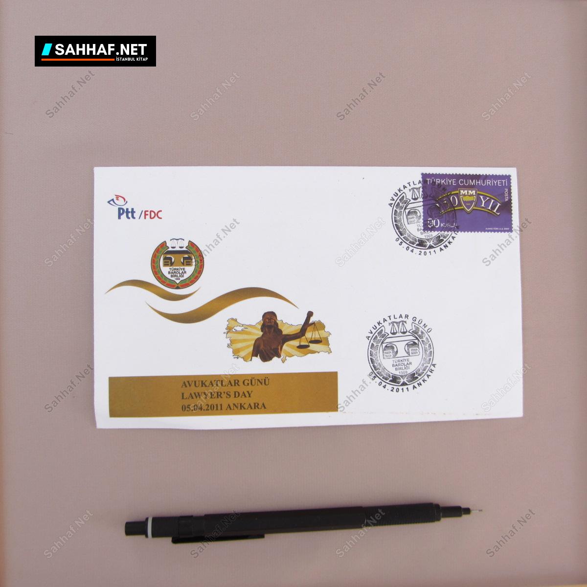 AVUKATLAR GÜNÜ İLK GÜN ZARFI 2011 8 S2467 AVUKATLAR GUNU ILK GUN ZARFI 2011 Efemera AVUKATLAR GÜNÜ İLK GÜN ZARFI 2011