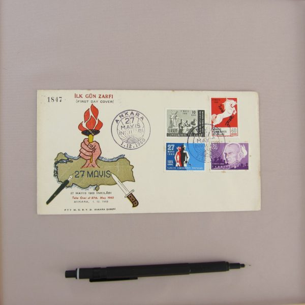 27 MAYIS 1960 İLK GÜN ZARFI 57 27 MAYIS 1960 İLK GÜN ZARFI