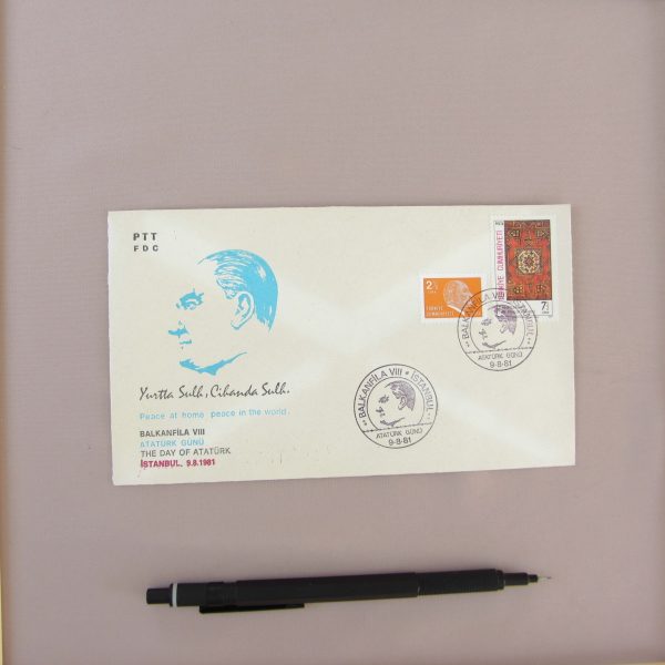 ATATÜRK GÜNÜ İLK GÜN ZARFI 49 ATATÜRK GÜNÜ İLK GÜN ZARFI