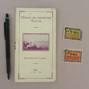 SOUVENIR DE TURQUIE 192 IMP.SENAYI-I-NEFISSE PUL DEFTERİ VE TÜTÜN ETİKETLERİ