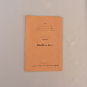 HATAY İSKENDERUN KURTULUŞ İLKOKULU 1970 KARNE