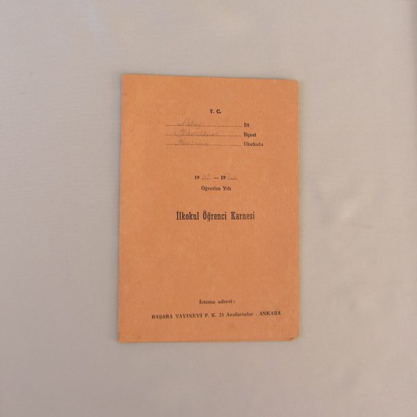 HATAY İSKENDERUN KURTULUŞ İLKOKULU 1970 KARNE 45 HATAY İSKENDERUN KURTULUŞ İLKOKULU 1970 KARNE