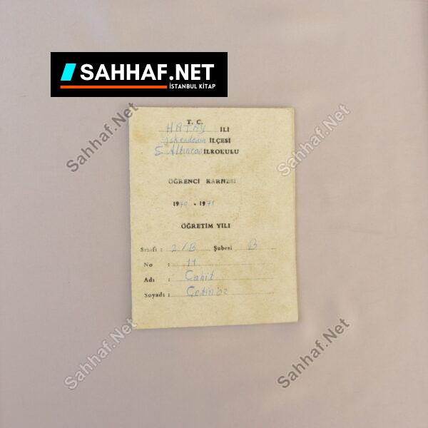 HATAY İSKENDERUN S.ALTINCAN İLKOKULU 1971 YILI KARNE - Sahhaf.Net