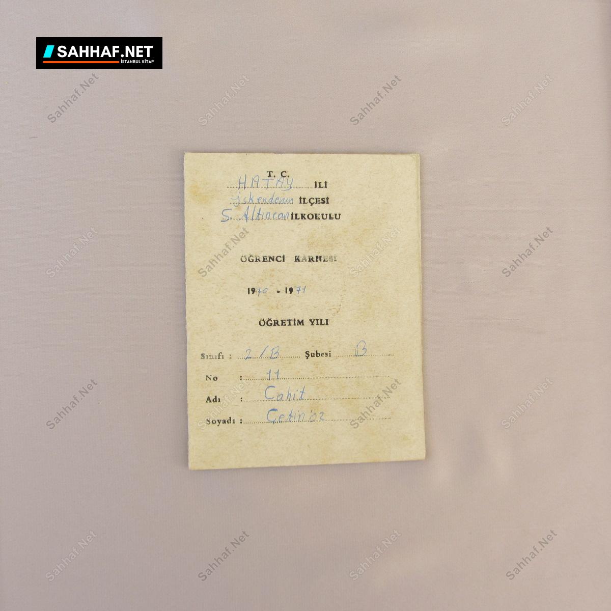 HATAY İSKENDERUN S.ALTINCAN İLKOKULU 1971 YILI KARNE 8 S2502 HATAY ISKENDERUN S.ALTINCAN ILKOKULU 1971 YILI KARNE Efemera HATAY İSKENDERUN S.ALTINCAN İLKOKULU 1971 YILI KARNE