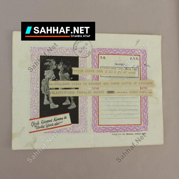 ÇOCUK ESİRGEME KURUMU TELGRAF - Sahhaf.Net