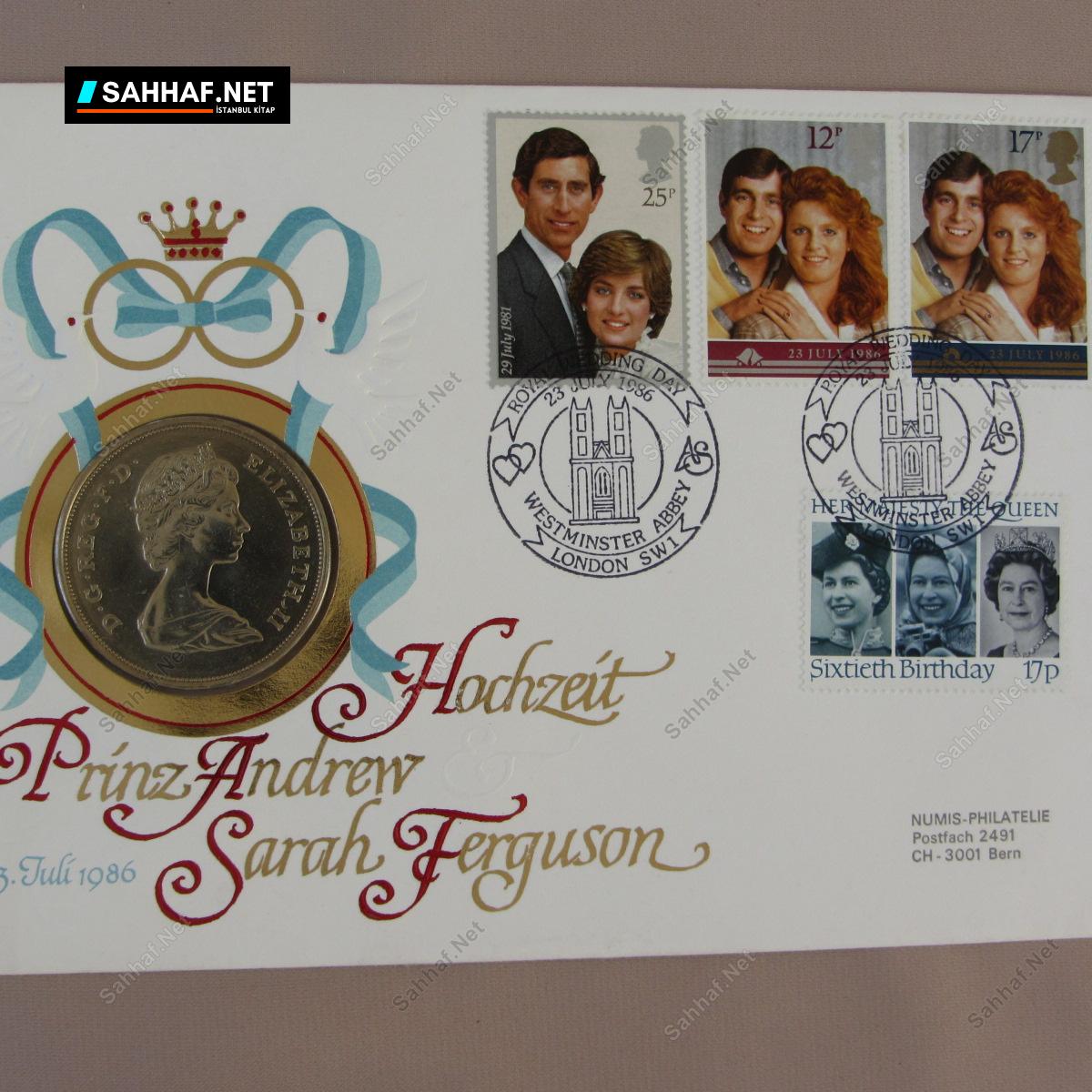 HOCHZEIT PRINZ ANDREW SARAH FERGUSON DÜĞÜNÜ İLK GÜN ZARFI 1 HOCHZEIT PRINZ ANDREW SARAH FERGUSON DÜĞÜNÜ İLK GÜN ZARFI