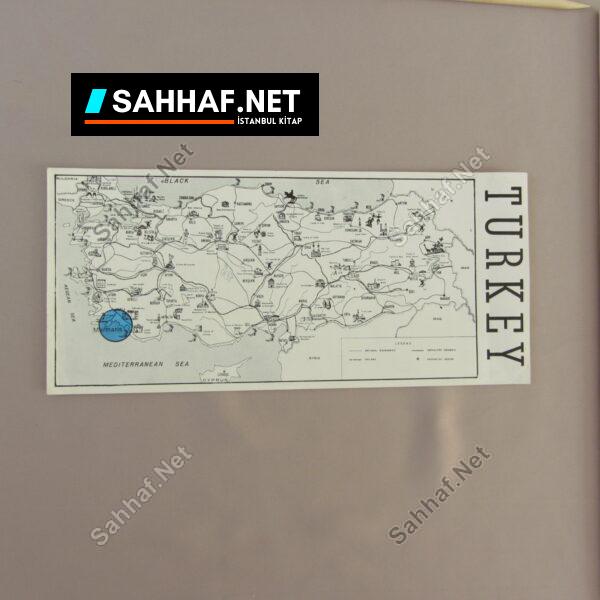 İNGİLİZCE MARMARİS BROŞÜRÜ VE TÜRKİYE HARİTASI - Sahhaf.Net