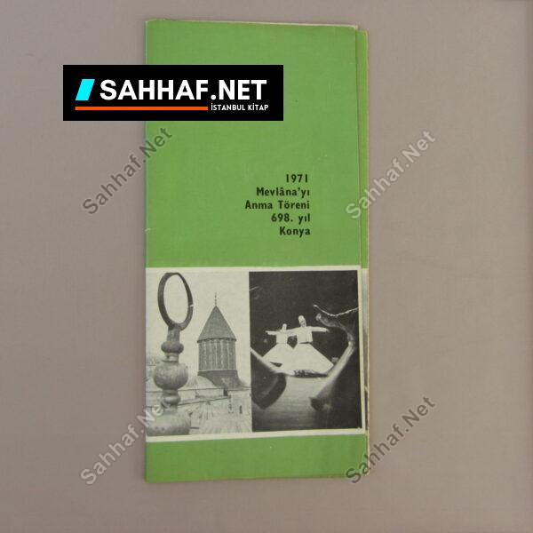 1971 MEVLANA’YI ANMA TÖRENİ BROŞÜR - Sahhaf.Net