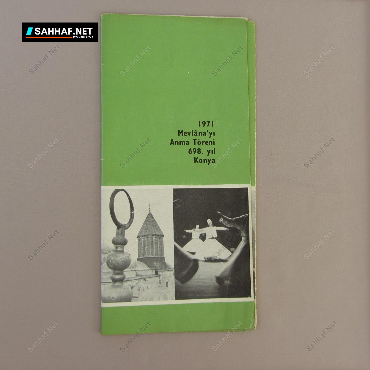 1971 MEVLANA'YI ANMA TÖRENİ BROŞÜR 6 S2537 1971 MEVLANAYI ANMA TORENI BROSUR Efemera 1971 MEVLANA'YI ANMA TÖRENİ BROŞÜR