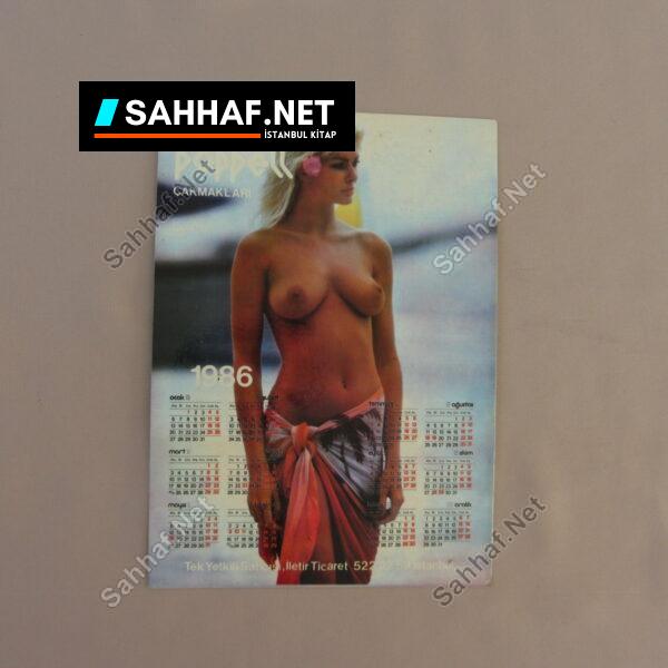 POPPELL ÇAKMAKLARI 1986 KARTPOSTAL TAKVİM - Sahhaf.Net