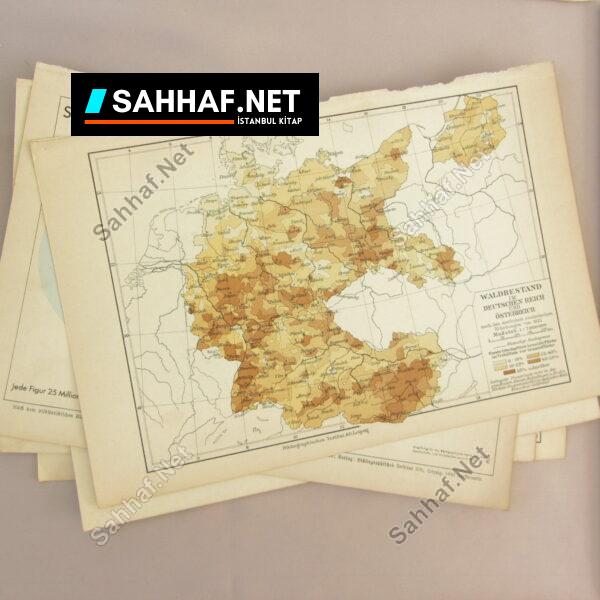 5 ADET 1930’LAR HARİTA - Sahhaf.Net