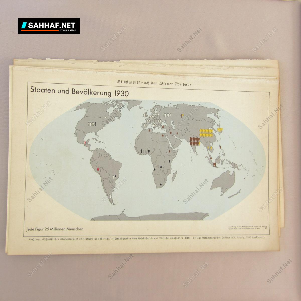 5 ADET 1930'LAR HARİTA 3 5 ADET 1930'LAR HARİTA - Görsel 3