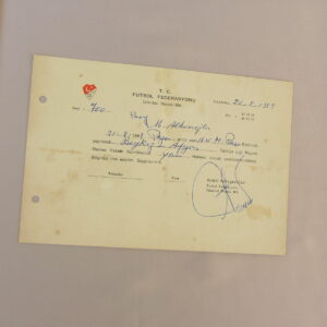 FUTBOL FEDERASYONU HAKEM GÖREV KAĞIDI