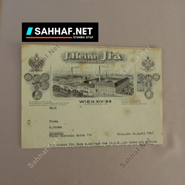 J.HEINR.JTA EVRAK - Sahhaf.Net