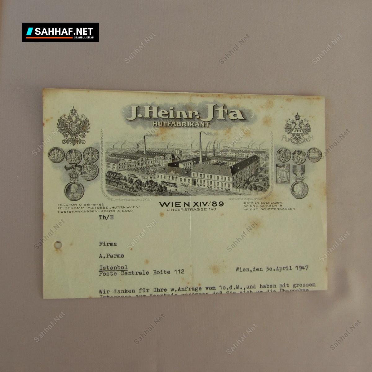 J.HEINR.JTA EVRAK 1 J.HEINR.JTA EVRAK