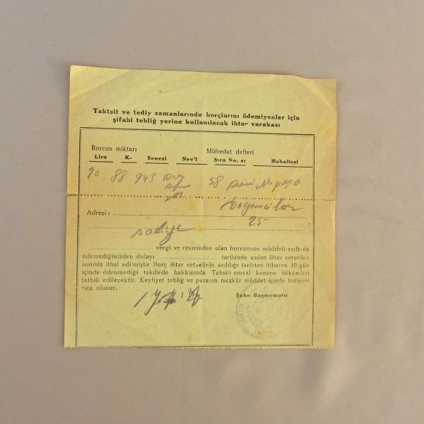 İHTAR VARAKASI 57 İHTAR VARAKASI