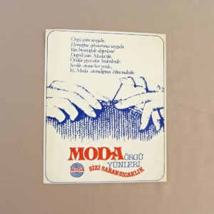 S2596 MODA ORGU YUNLERI BROSUR Efemera MODA ÖRGÜ YÜNLERİ BROŞÜR