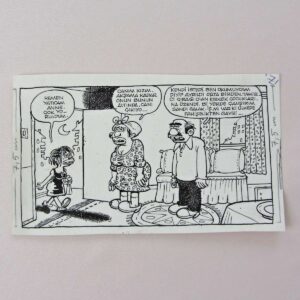 S2694 ORIJINAL KARIKATUR S2694 Efemera ORİJİNAL KARİKATÜR