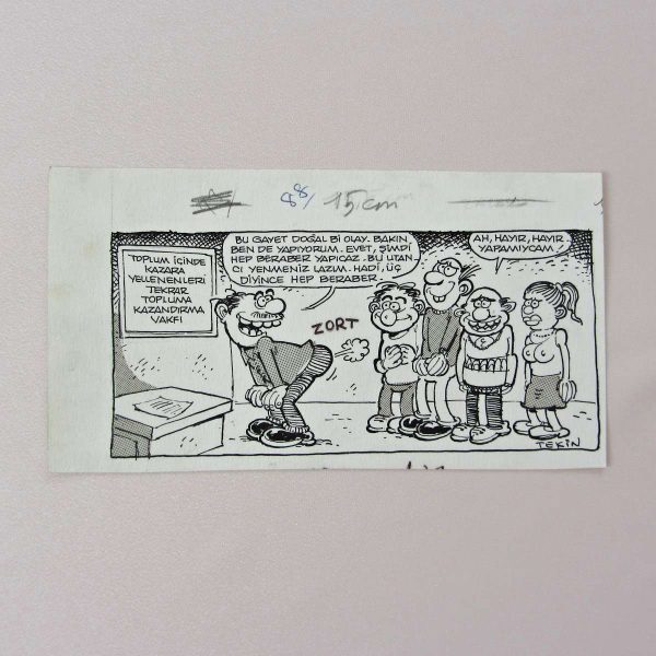 UTANMA KONULU ORİJİNAL KARİKATÜR 49 UTANMA KONULU ORİJİNAL KARİKATÜR