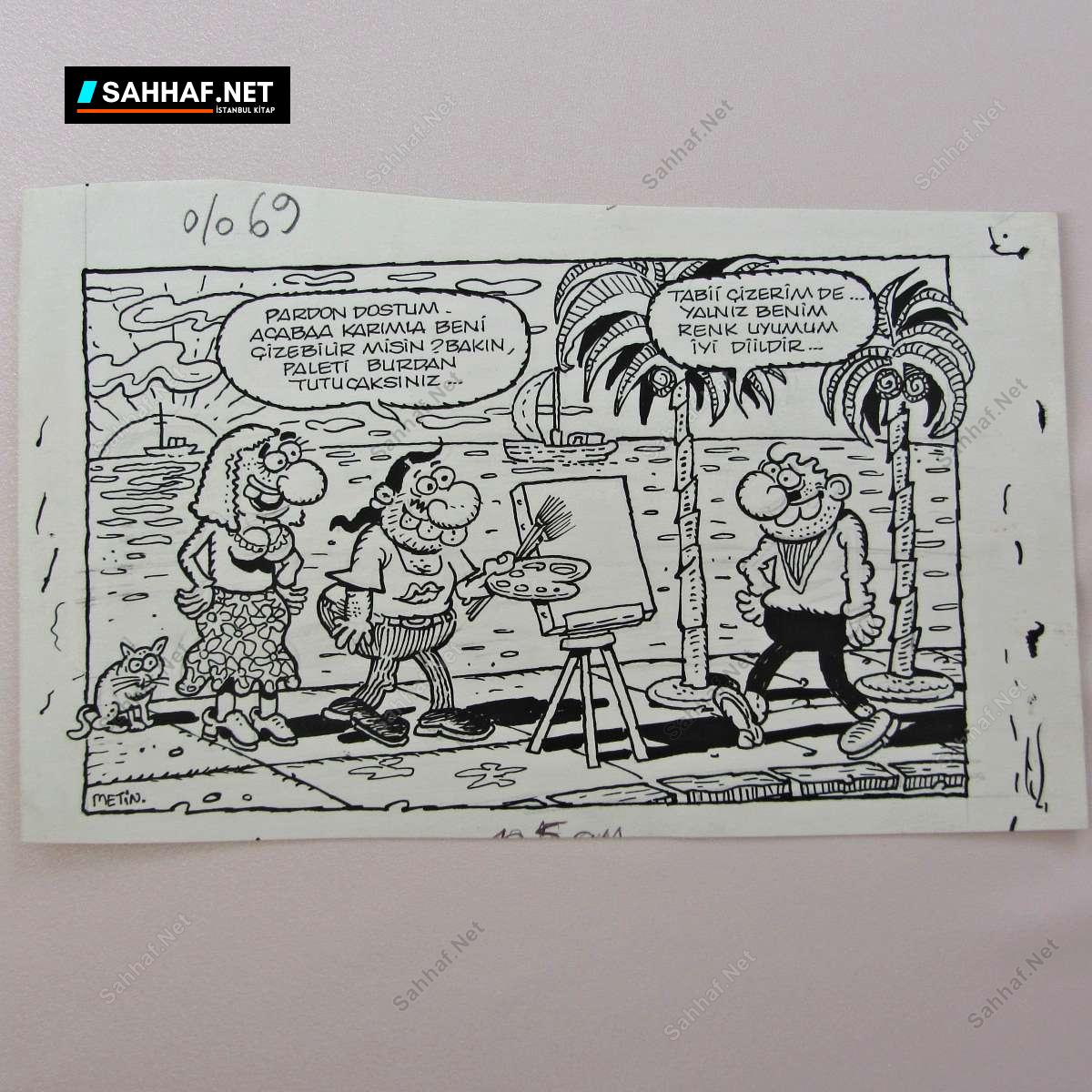 SANAT KONULU ORİJİNAL KARİKATÜR 1 SANAT KONULU ORİJİNAL KARİKATÜR