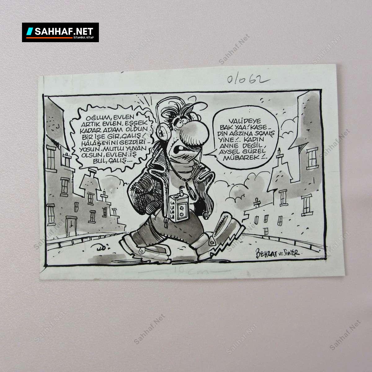 ANNE, GENÇLİK KONULU ORİJİNAL KARİKATÜR 1 ANNE, GENÇLİK KONULU ORİJİNAL KARİKATÜR