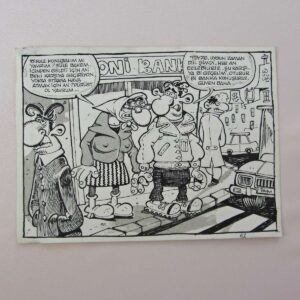 S2702 ORIJINAL KARIKATUR S2702 Efemera ORİJİNAL KARİKATÜR