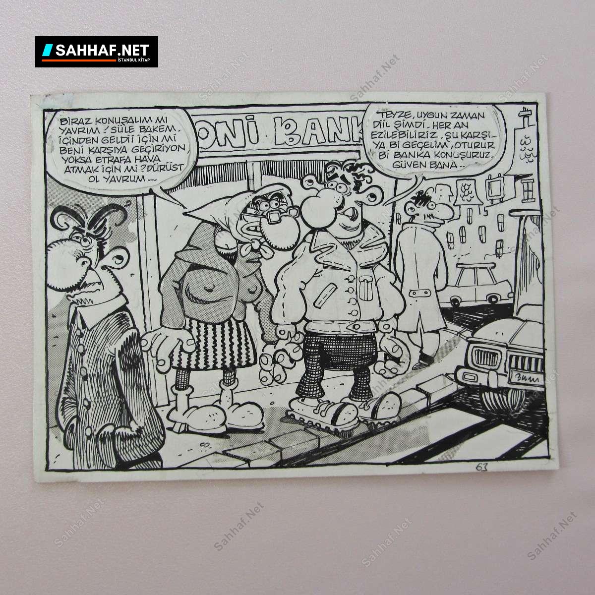 YAŞLI KONULU ORİJİNAL KARİKATÜR 1 YAŞLI KONULU ORİJİNAL KARİKATÜR