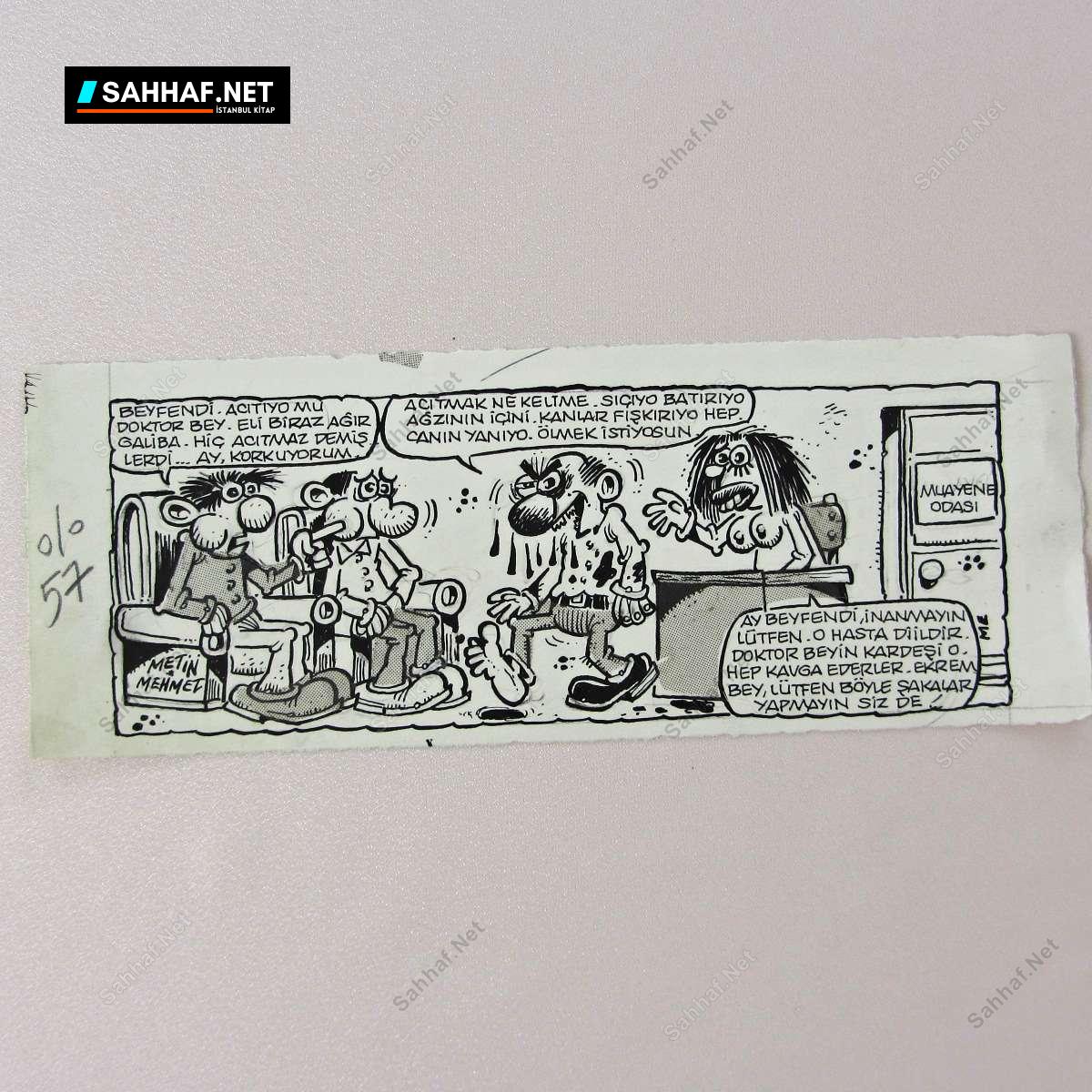 DOKTOR KONULU ORİJİNAL KARİKATÜR 1 DOKTOR KONULU ORİJİNAL KARİKATÜR