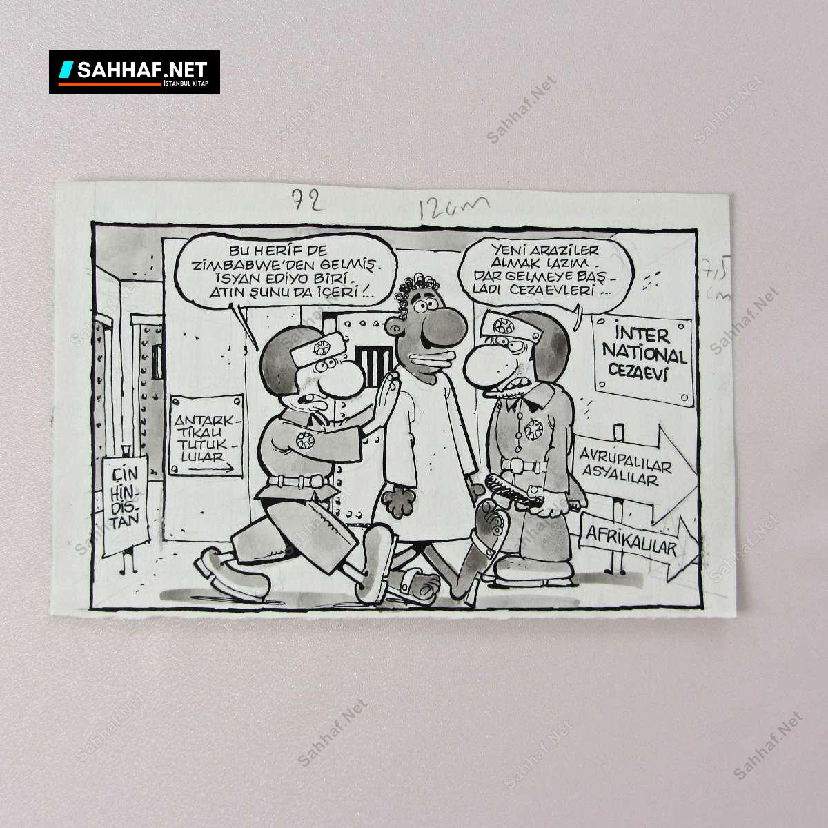 HAPİSHANE KONULU ORİJİNAL KARİKATÜR 1 HAPİSHANE KONULU ORİJİNAL KARİKATÜR