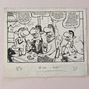 S2706 ORIJINAL KARIKATUR S2706 Efemera ORİJİNAL KARİKATÜR