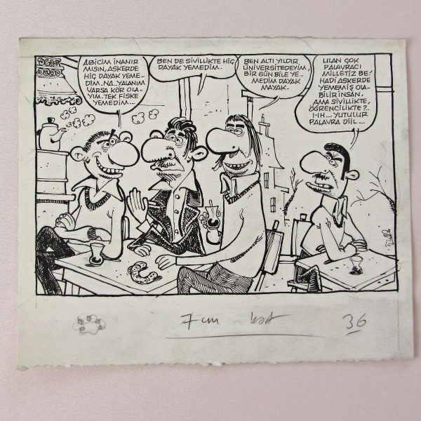 ASKERLİK KONULU ORİJİNAL KARİKATÜR 59 ASKERLİK KONULU ORİJİNAL KARİKATÜR