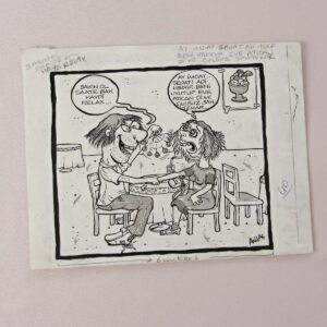 S2708 ORIJINAL KARIKATUR S2708 Efemera ORİJİNAL KARİKATÜR