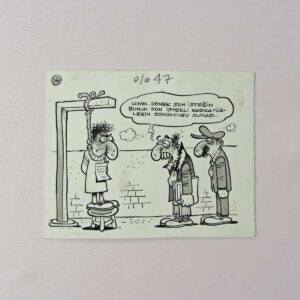 S2714 ORIJINAL KARIKATUR S2714 Efemera ORİJİNAL KARİKATÜR