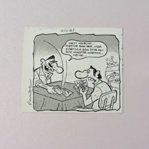 S2715 ORIJINAL KARIKATUR S2715 Efemera ORİJİNAL KARİKATÜR