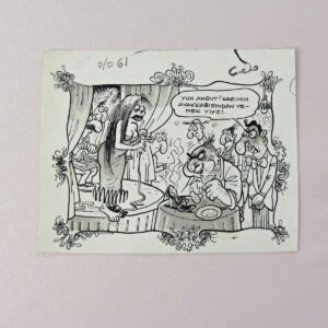 S2716 ORIJINAL KARIKATUR S2716 Efemera ORİJİNAL KARİKATÜR