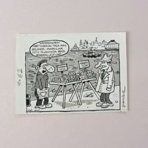 S2717 ORIJINAL KARIKATUR S2717 Efemera ORİJİNAL KARİKATÜR