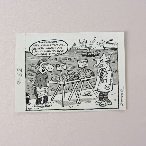 SİMİT KONULU ORİJİNAL KARİKATÜR 48 SİMİT KONULU ORİJİNAL KARİKATÜR