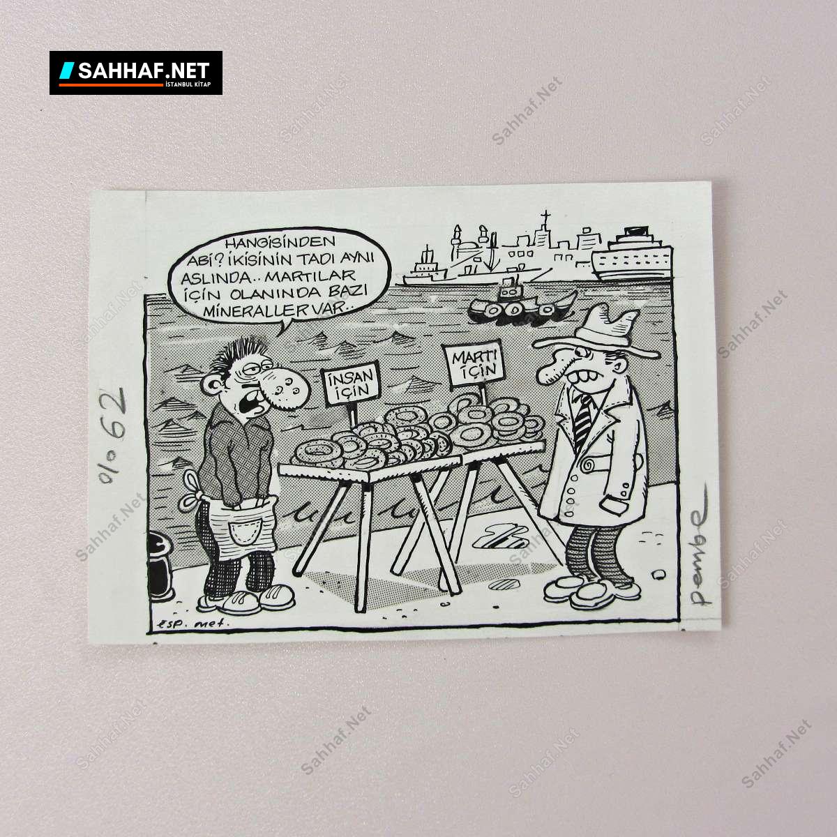 SİMİT KONULU ORİJİNAL KARİKATÜR 1 SİMİT KONULU ORİJİNAL KARİKATÜR