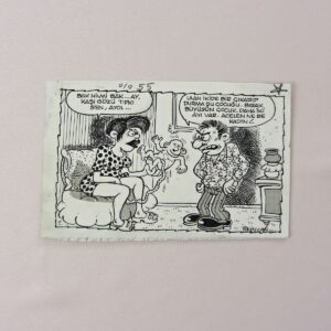 S2722 ORIJINAL KARIKATUR S2722 Efemera ORİJİNAL KARİKATÜR