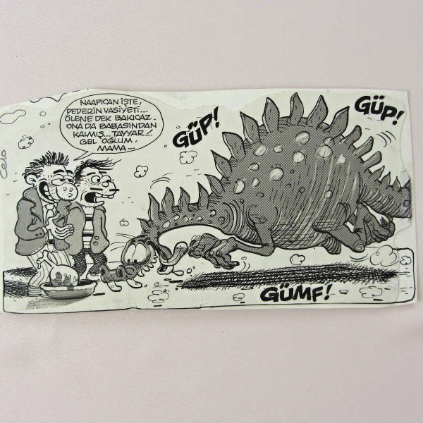 VASİYET KONULU ORİJİNAL KARİKATÜR 42 VASİYET KONULU ORİJİNAL KARİKATÜR