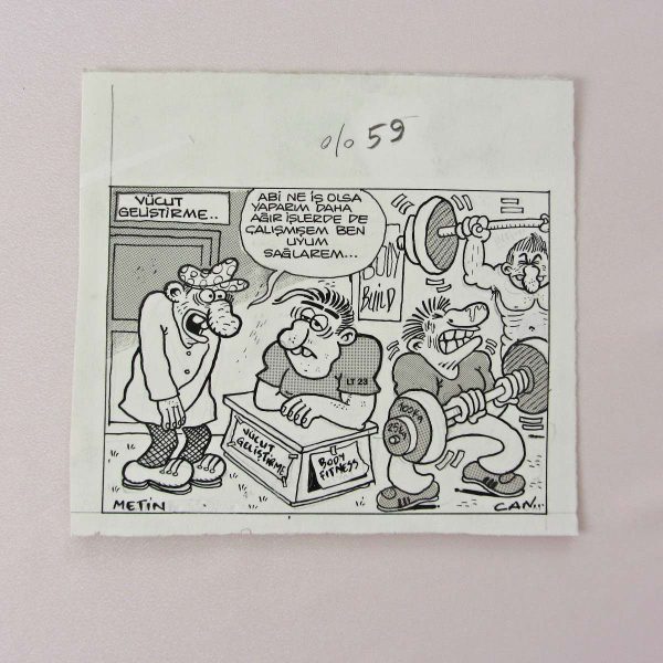 İŞ KONULU ORİJİNAL KARİKATÜR 60 İŞ KONULU ORİJİNAL KARİKATÜR