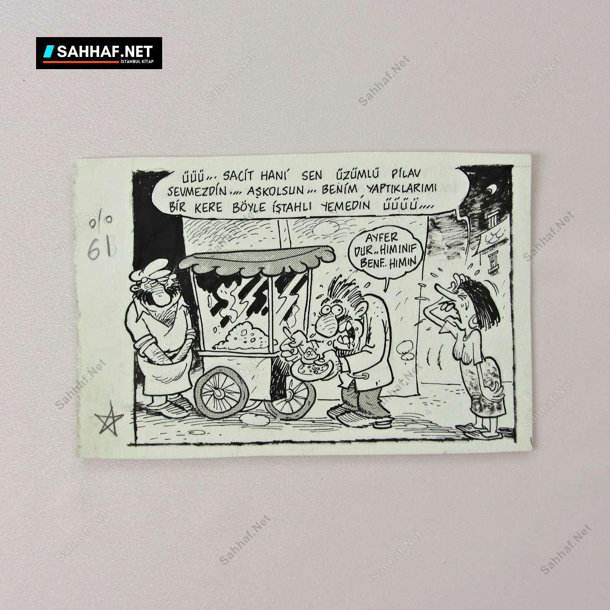 YEMEK KONULU ORİJİNAL KARİKATÜR 1 YEMEK KONULU ORİJİNAL KARİKATÜR