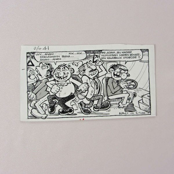 TİK KONULU ORİJİNAL KARİKATÜR 55 TİK KONULU ORİJİNAL KARİKATÜR