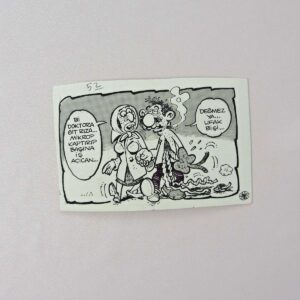 S2731 ORIJINAL KARIKATUR S2731 Efemera ORİJİNAL KARİKATÜR